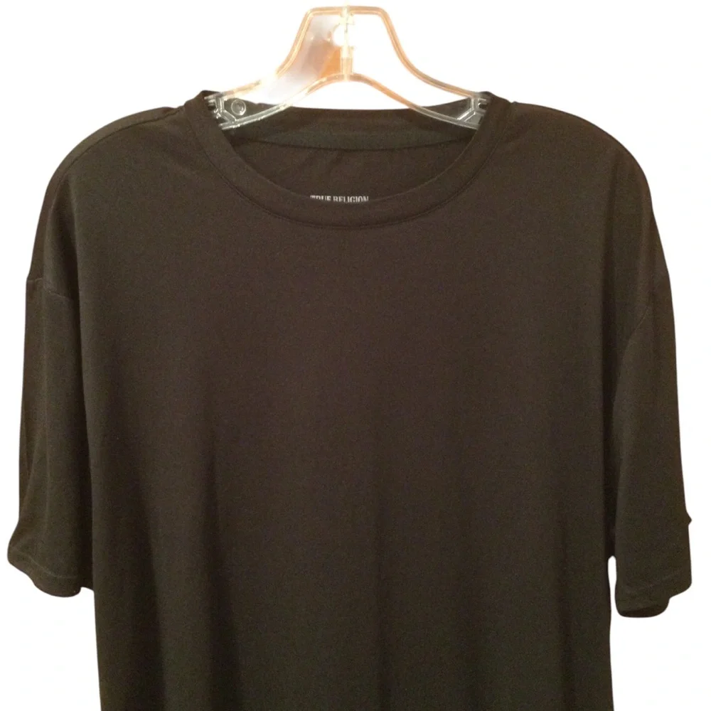 True Religion Black Loungewear T-Shirt Size Large